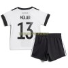 Original Trikotsatz Deutschland Muller 13 Heimtrikot WM 2022 Für Kinder